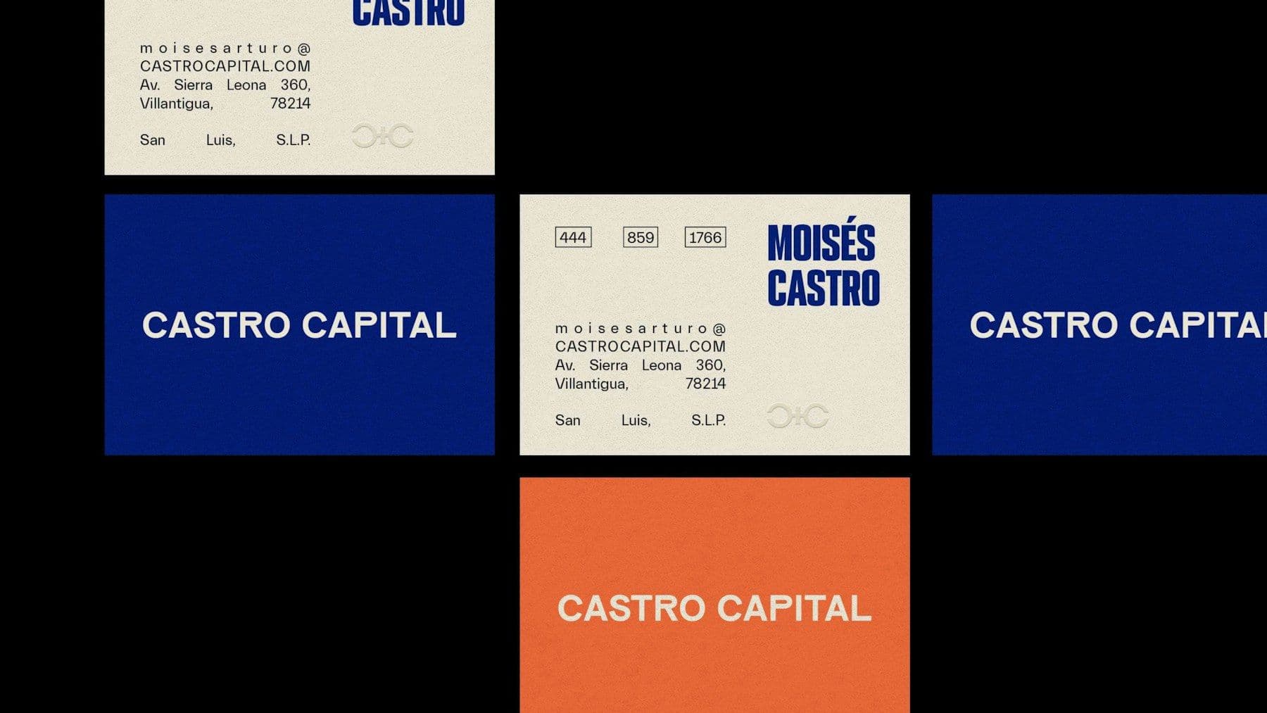 A collection of professionally designed business cards